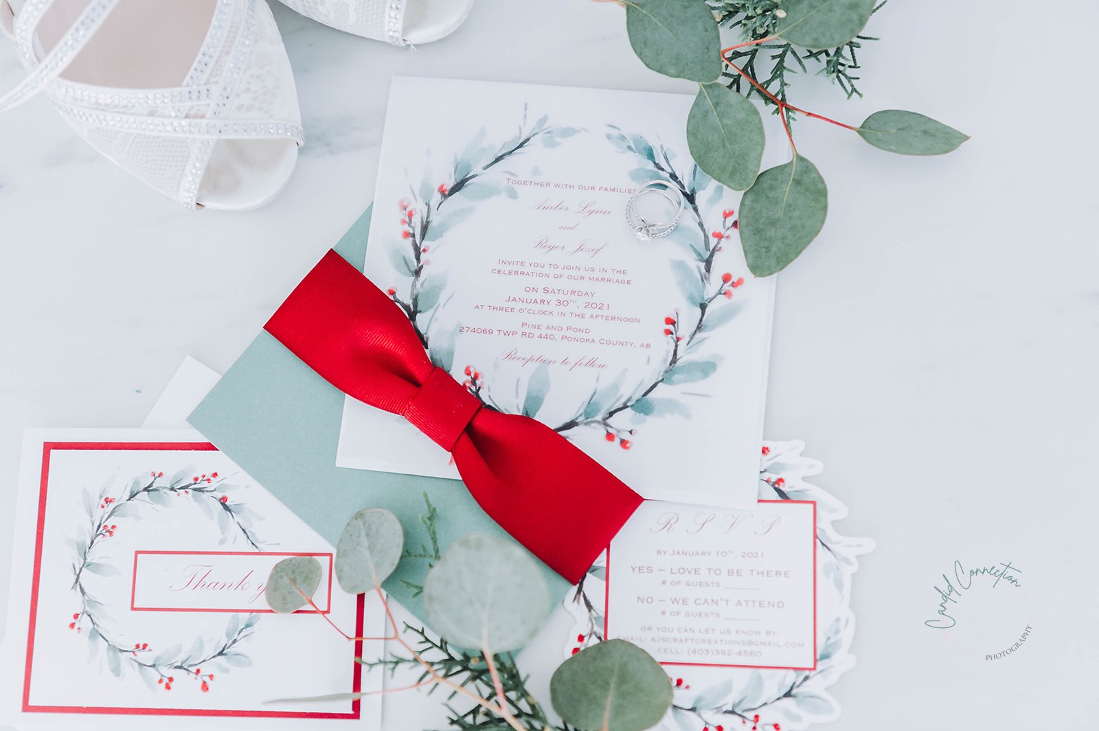 Winter Wonderland Inspired Wedding