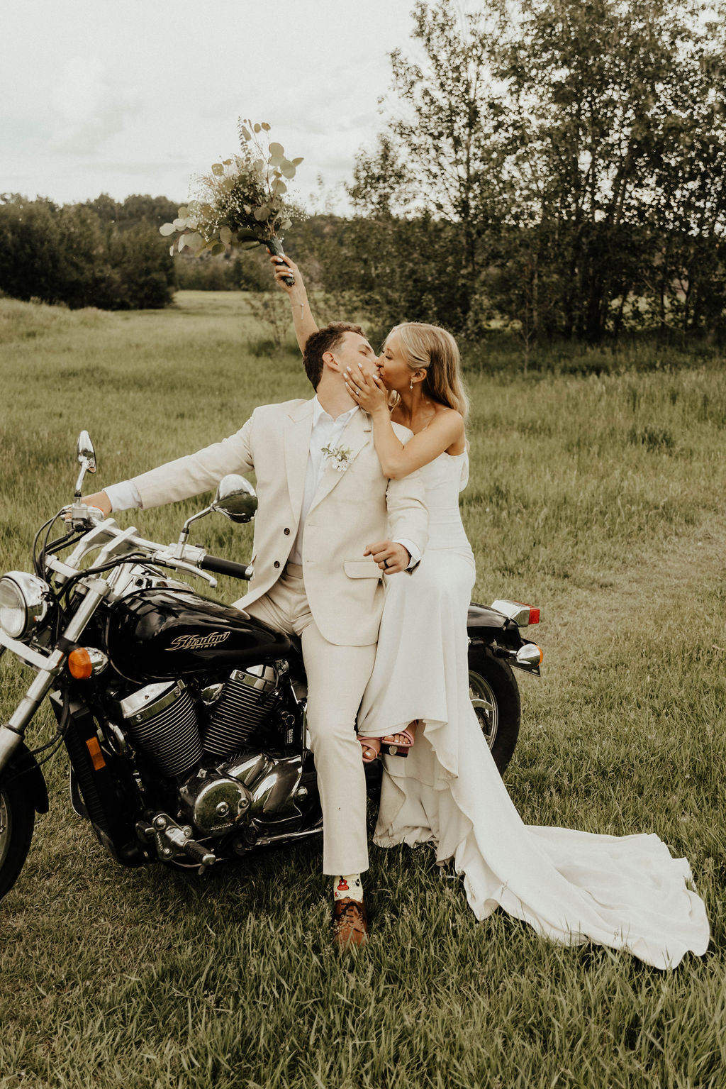 Motorcycle wedding outlet dress