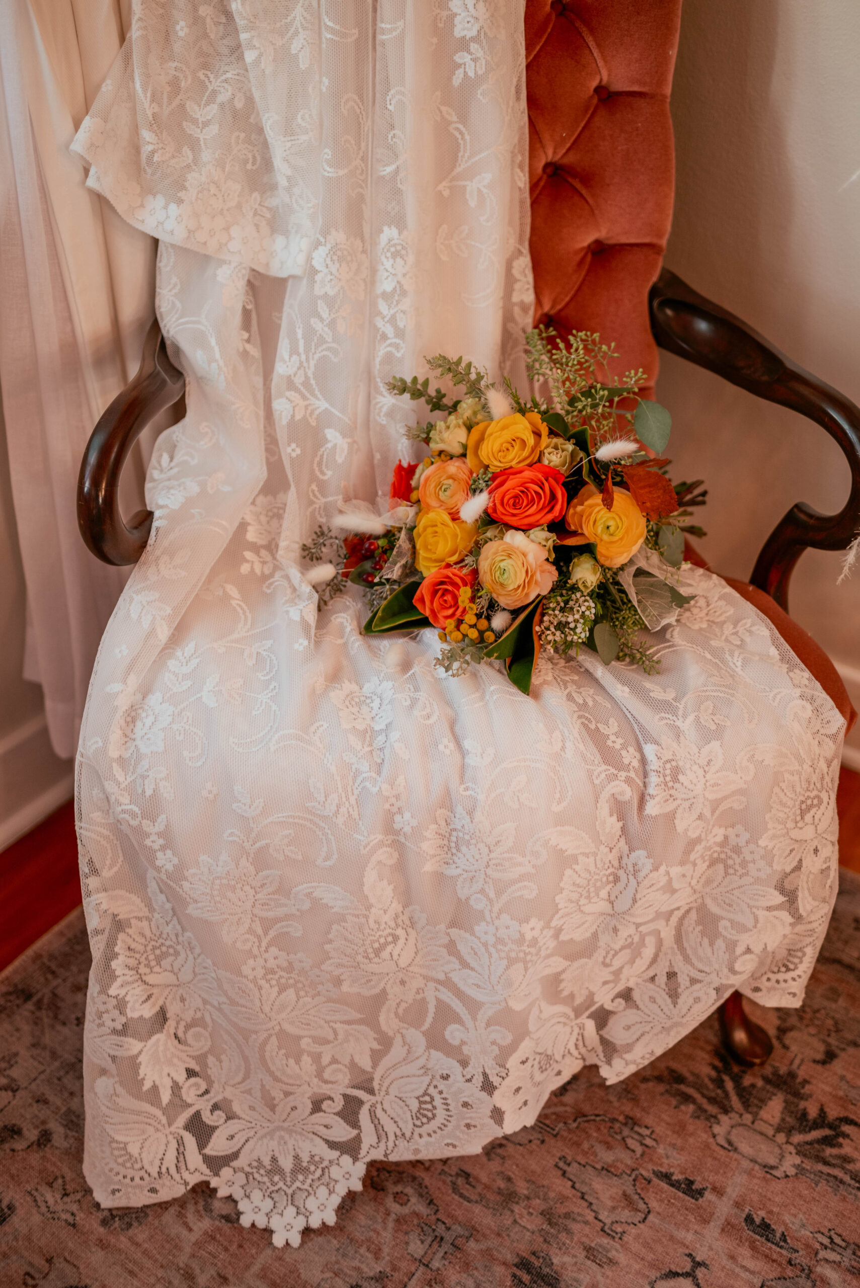 wedding dress details photo