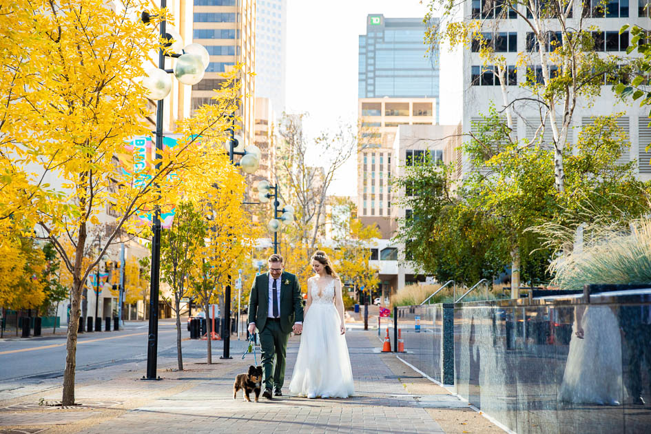 downtown Calgary Prince’s Island Park Wedding Photography