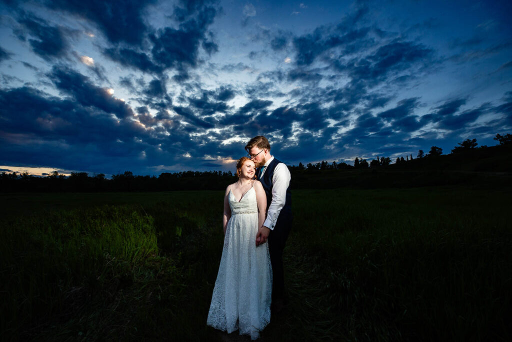 Meadow Muse Pavillion Wedding at Bow Valley Ranch in Fish Creek Park, Calgary