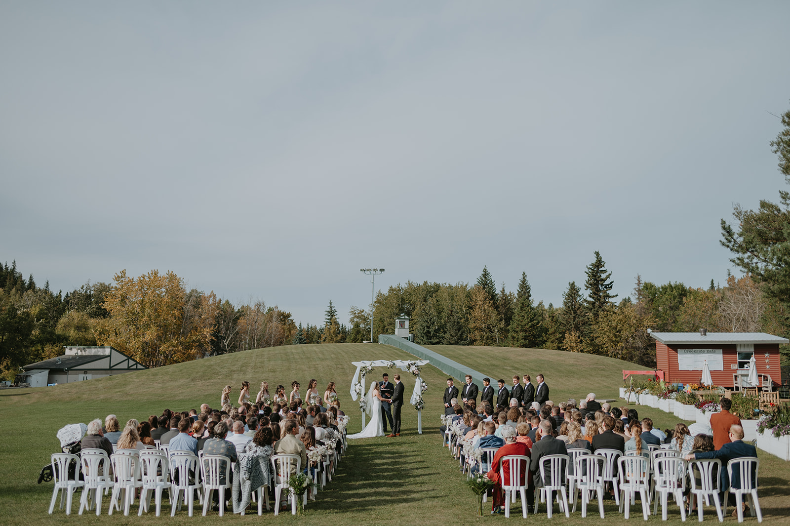Romantic and Joyful Ski Lodge Wedding