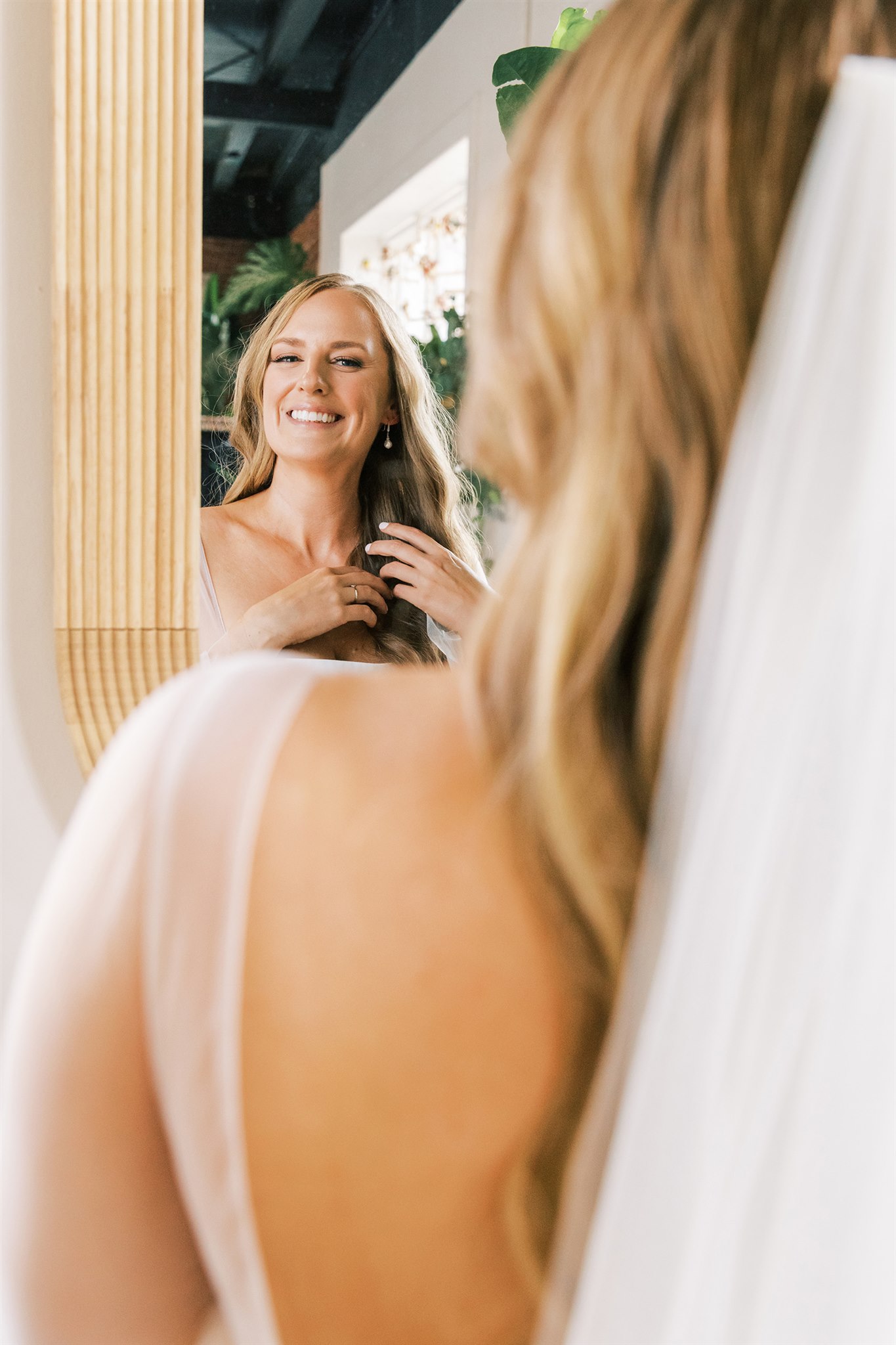 Elegant, Boho Wedding at Local Market