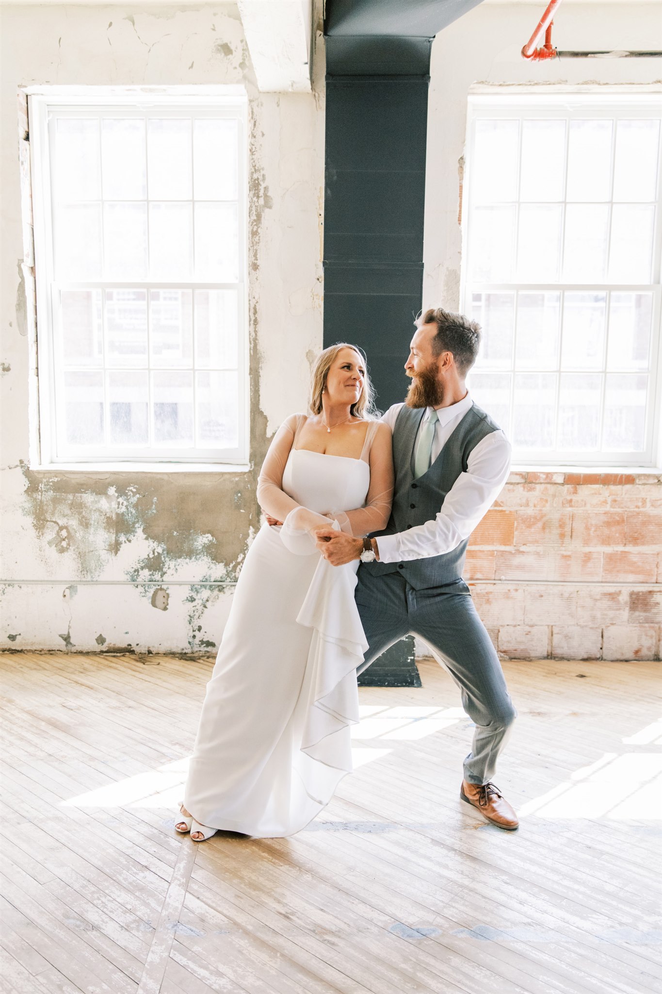 Elegant, Boho Wedding at Local Market