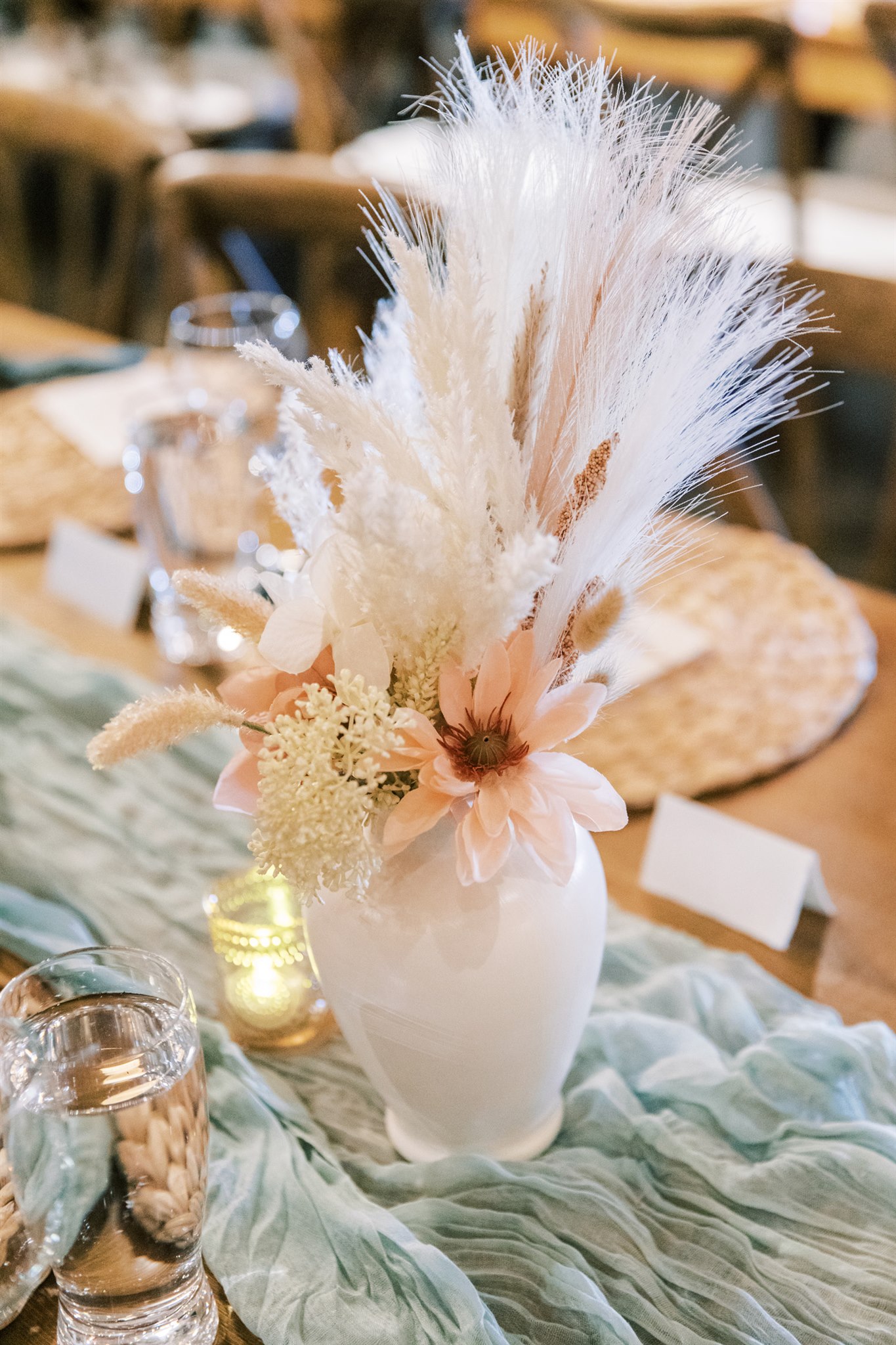 Elegant, Boho Wedding at Local Market