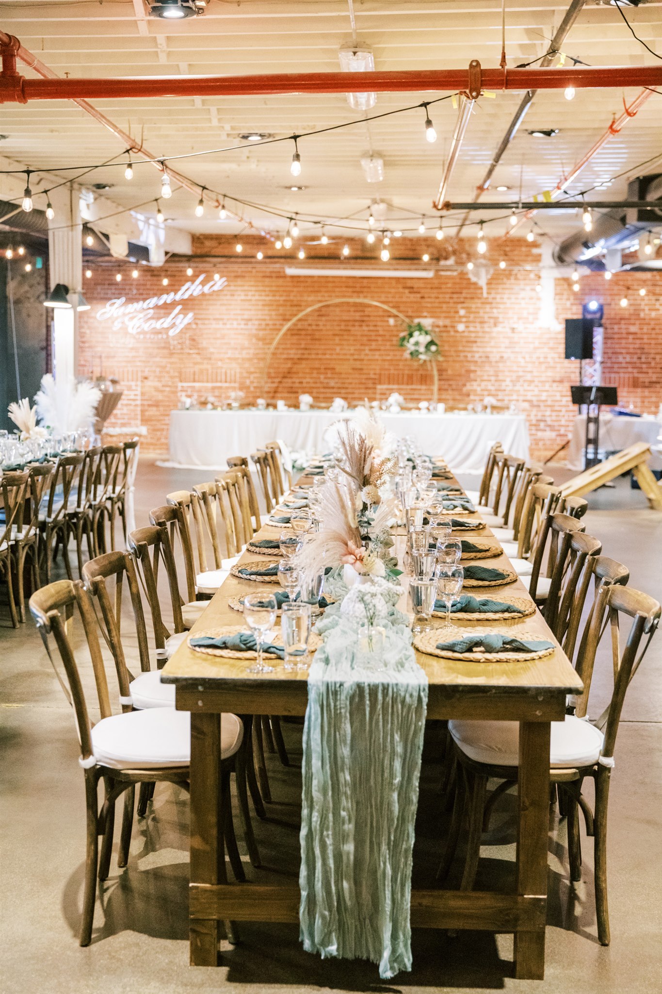 Elegant, Boho Wedding at Local Market