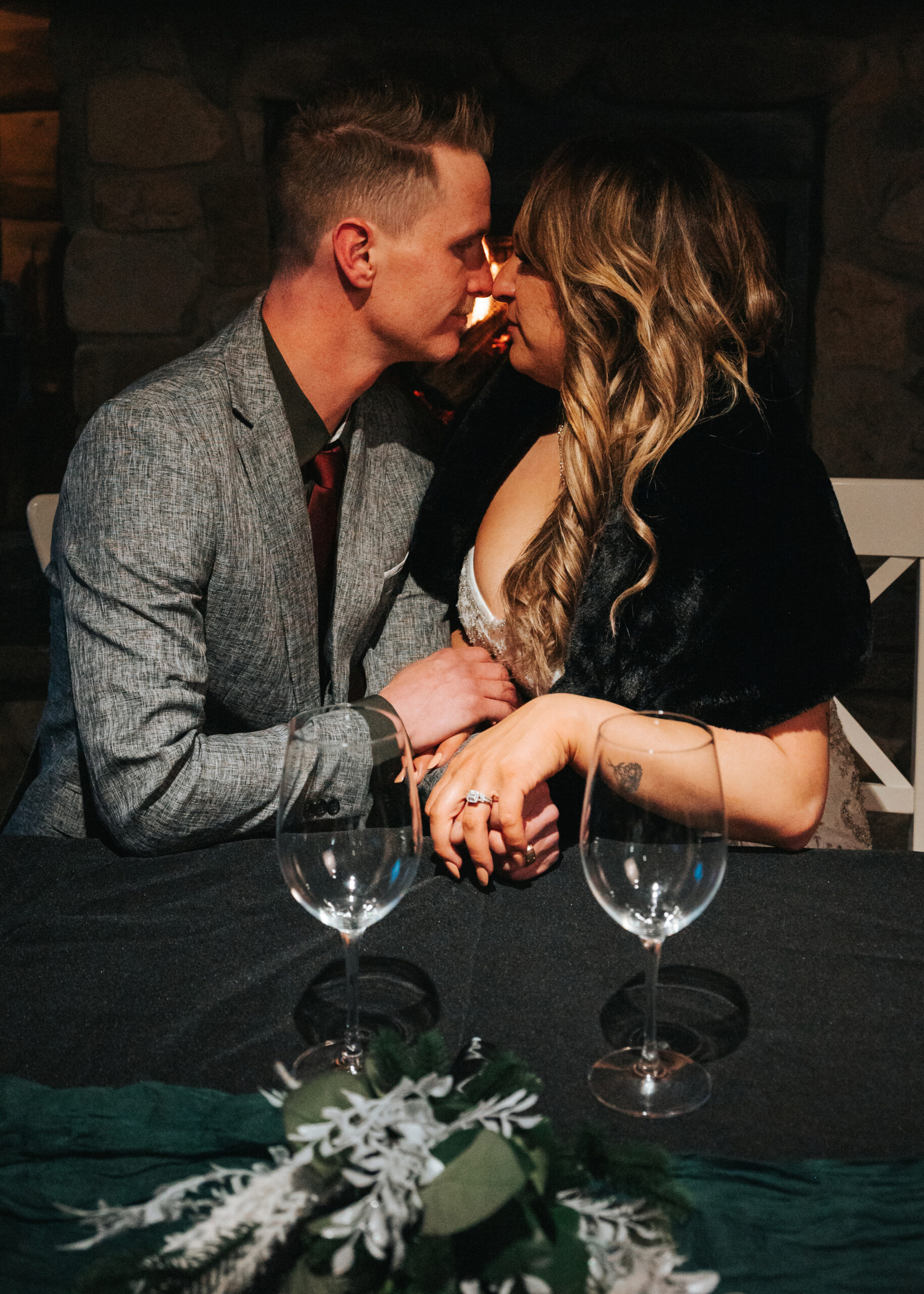 Winter Elopement – Rock Lake Earth Lodge – 28